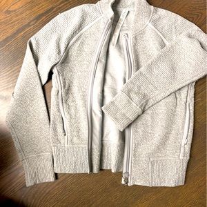 Lululemon grey bomber, size 4.